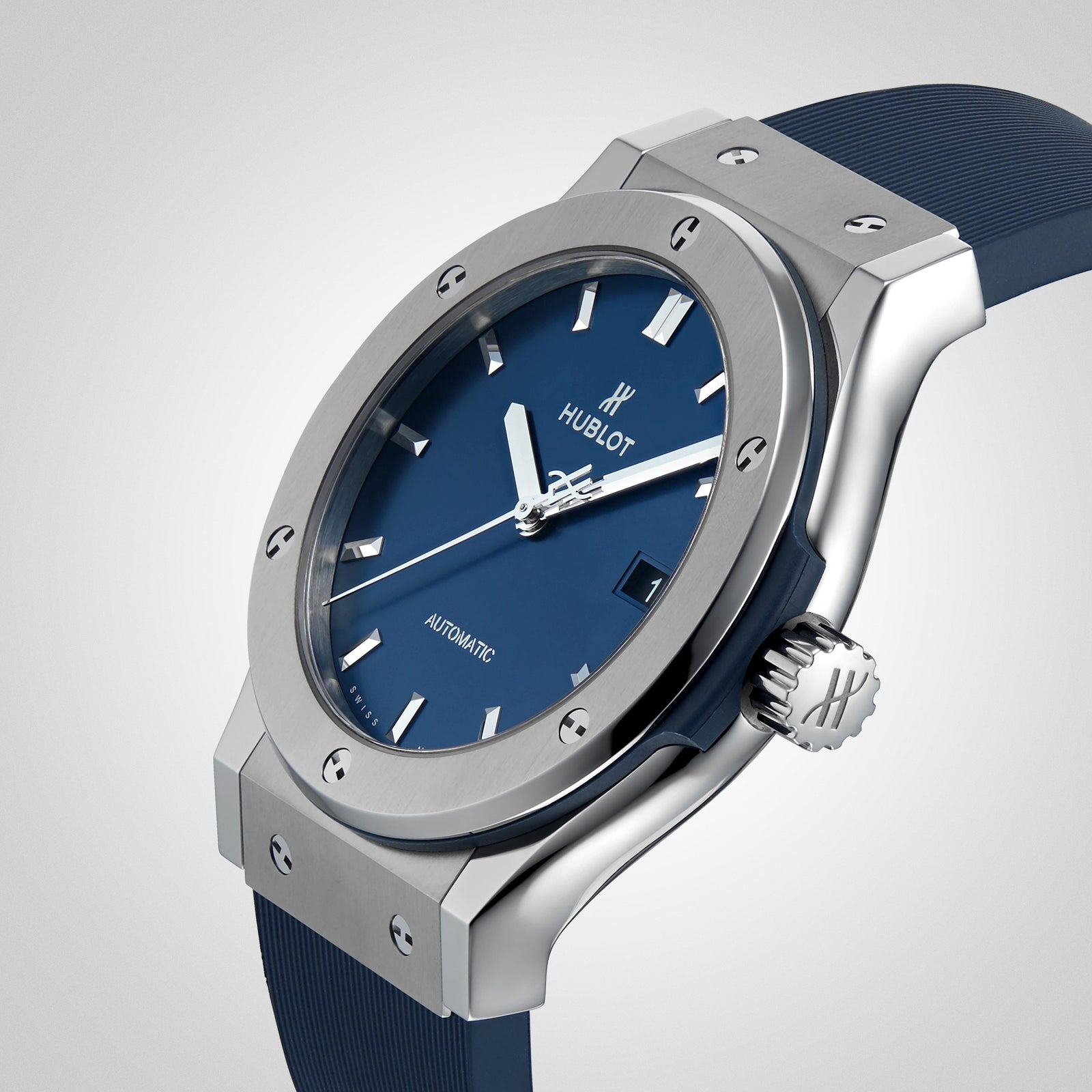 Classic Fusion Titanium Blue — Blue Dial