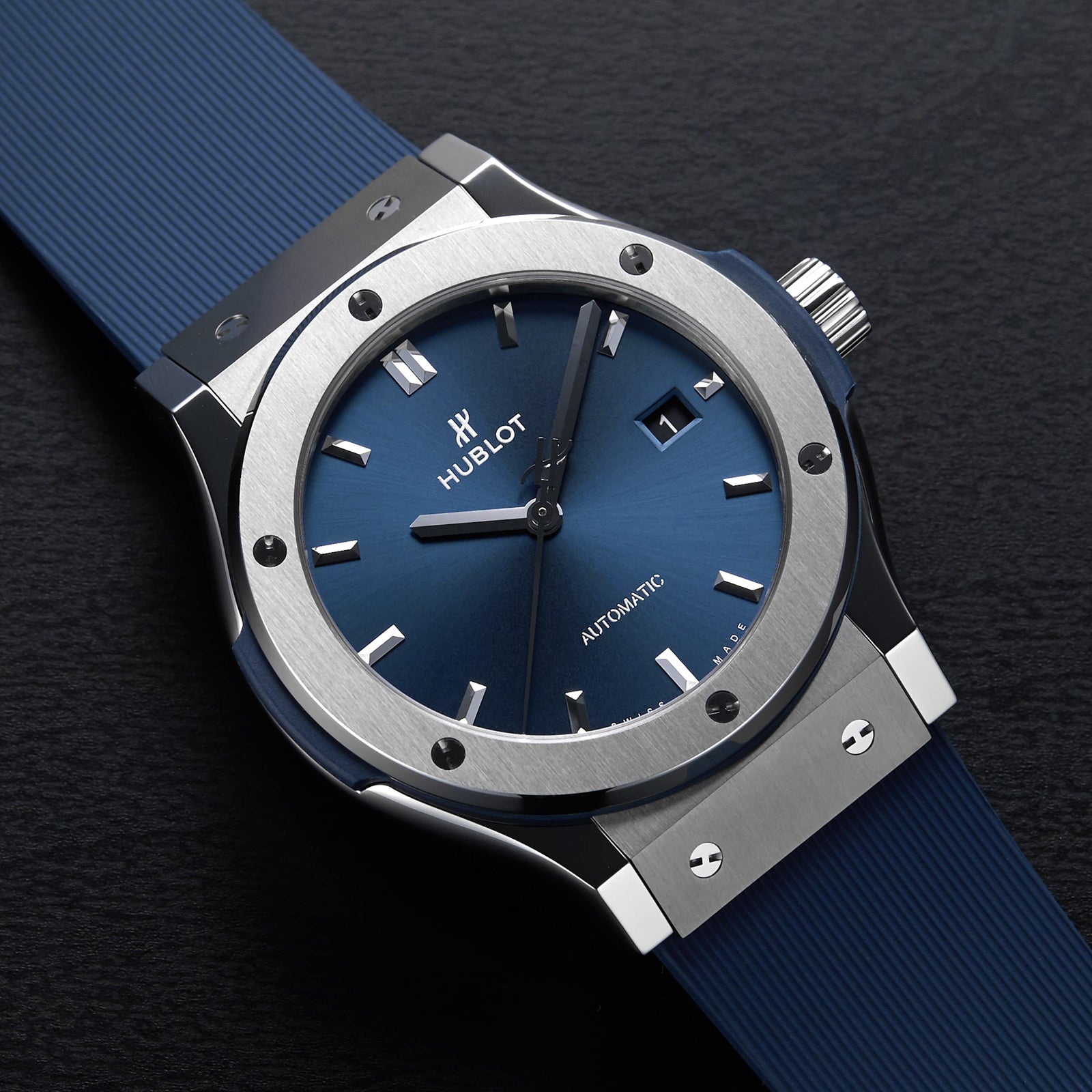 Classic Fusion Titanium Blue — Blue Dial
