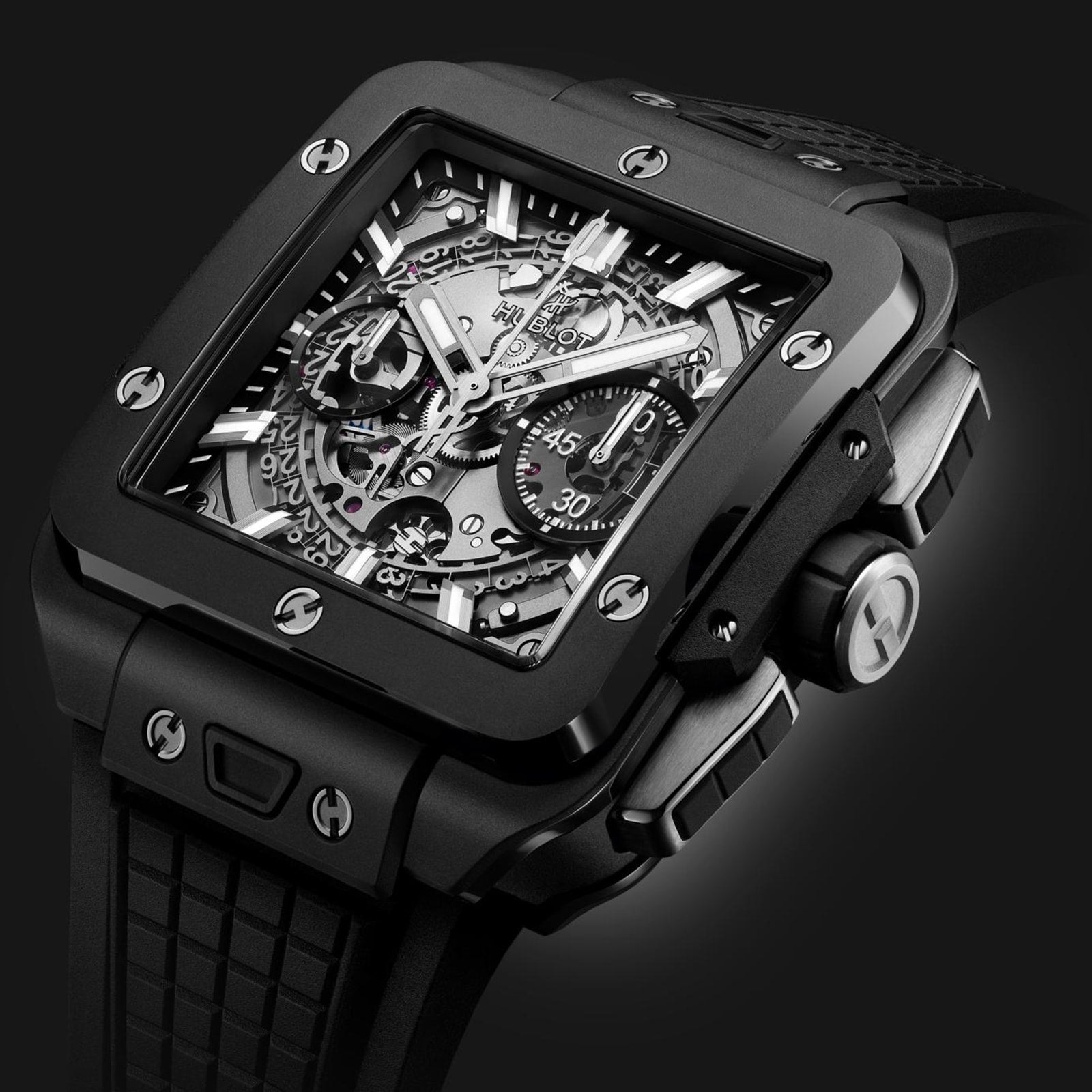 Square Bang Unico Black Magic — Grey Dial