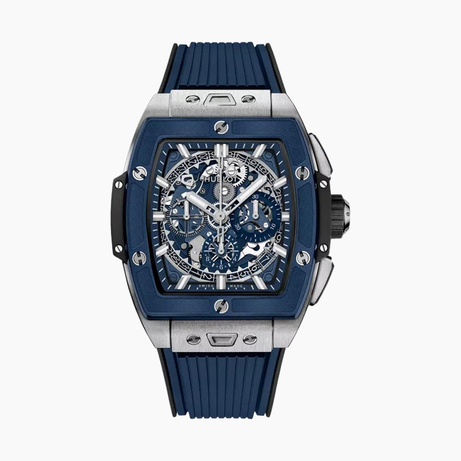 Spirit Of Big Bang Titanium Blue Ceramic — Blue Dial