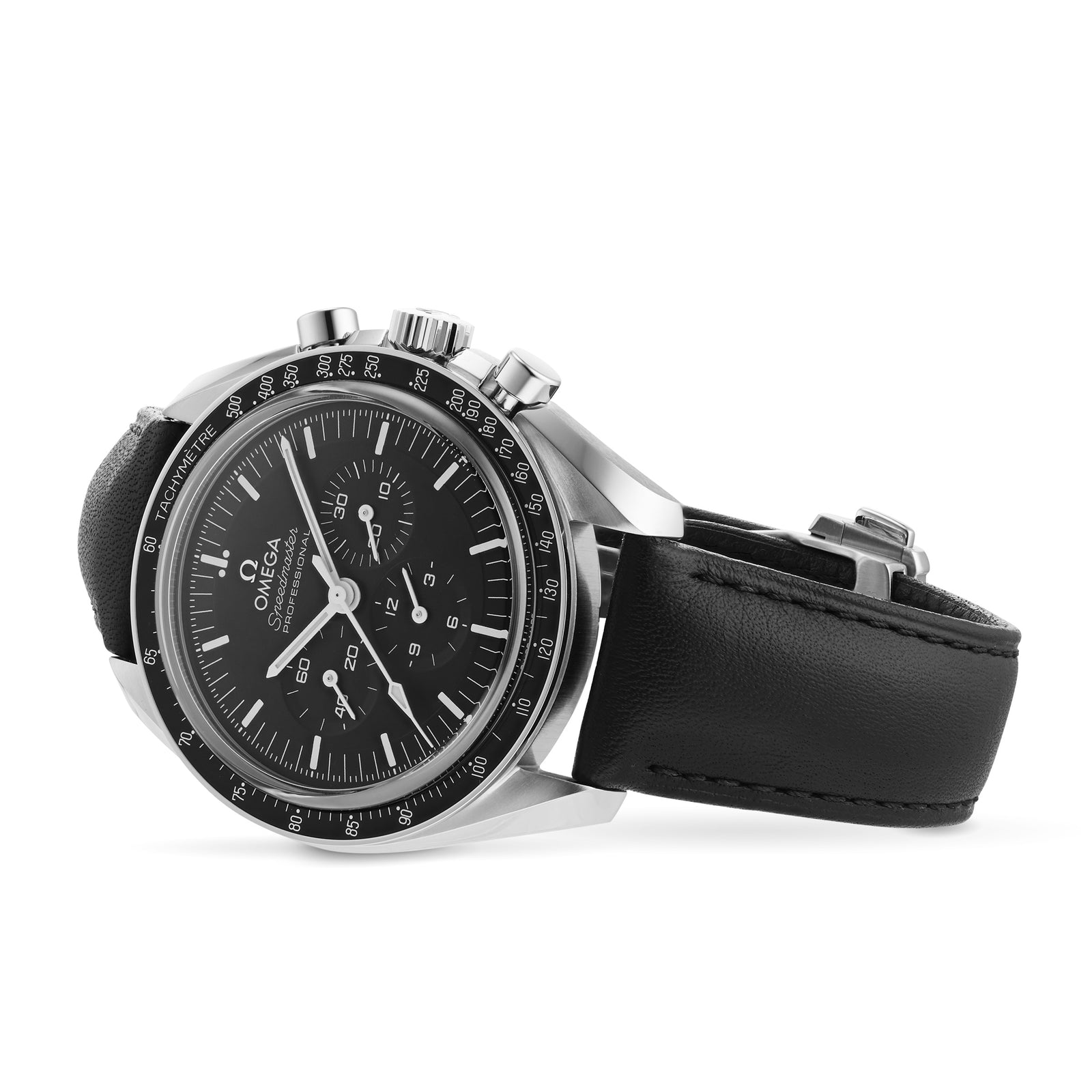Speedmaster Moonwatch Professional — Black Dial, Leather