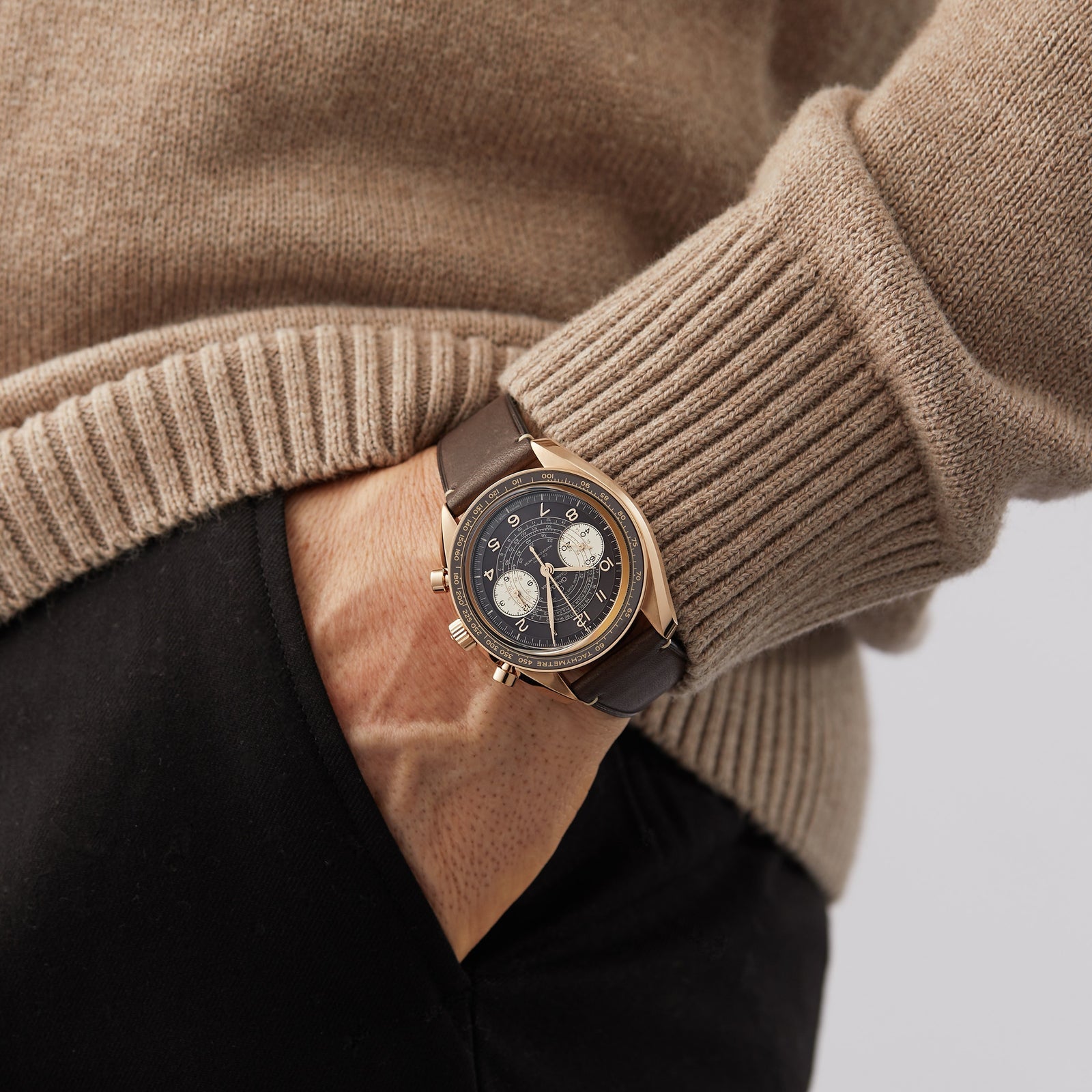 Speedmaster Chronoscope — Brown Dial