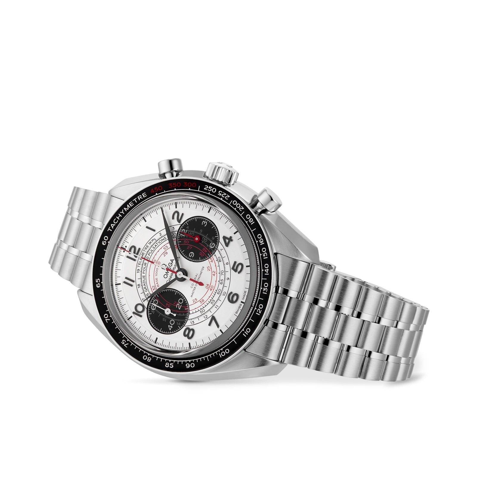 Speedmaster Chronoscope — Silver Dial, Black Bezel