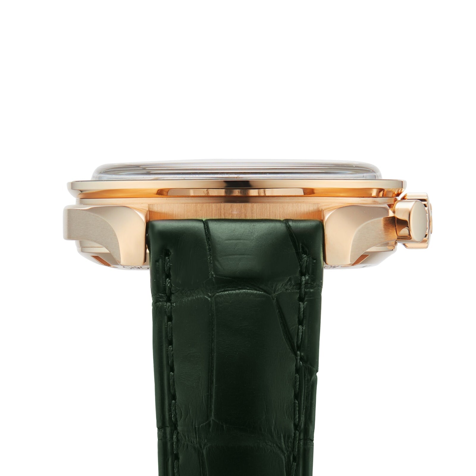 Speedmaster Moonwatch Professional — Green Dial, 18K Yellow Gold, Leather