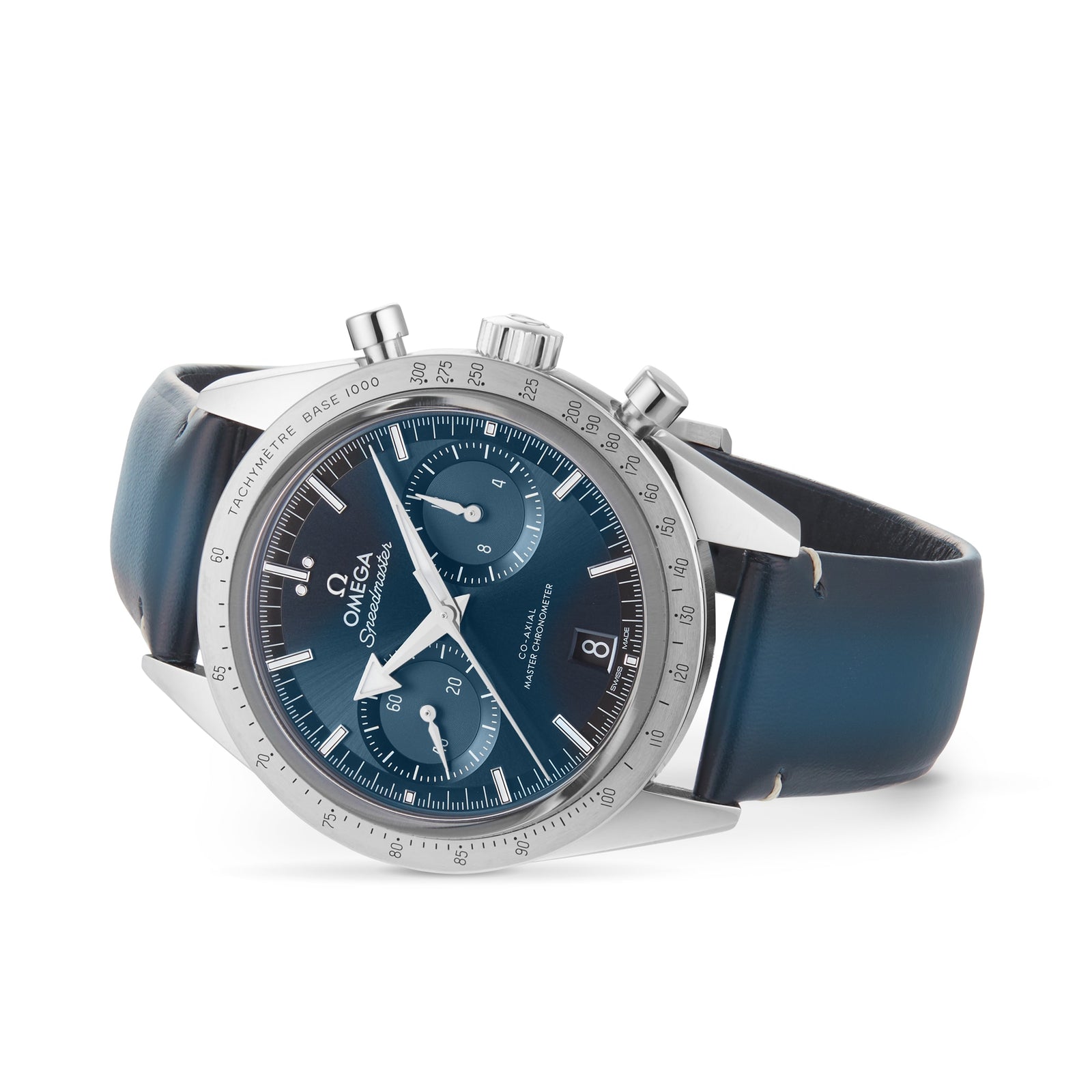 Speedmaster '57 — Blue Dial, Leather