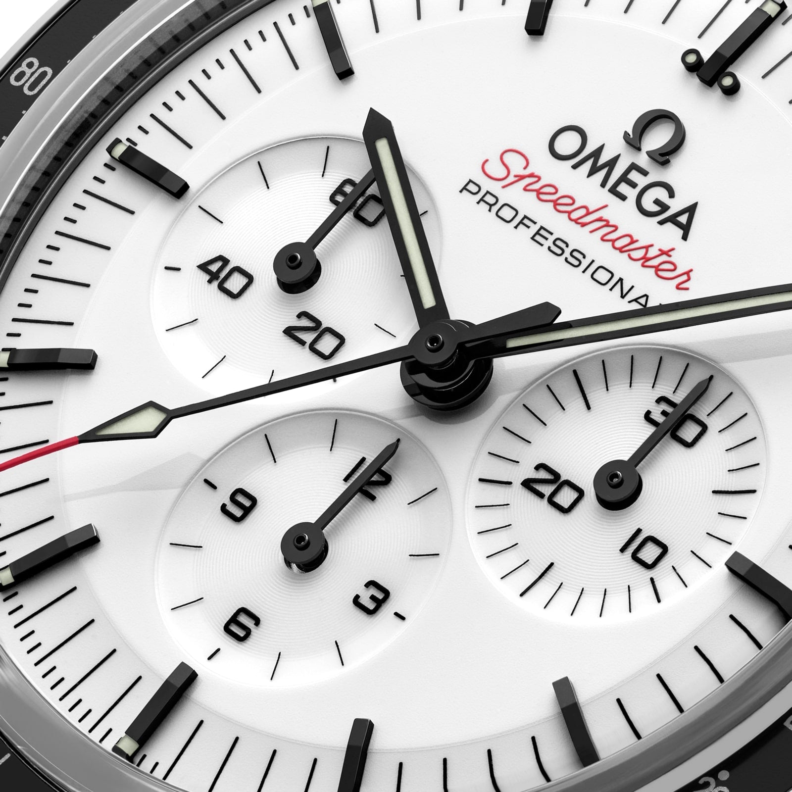 Speedmaster Moonwatch Professional — White Dial, Leather
