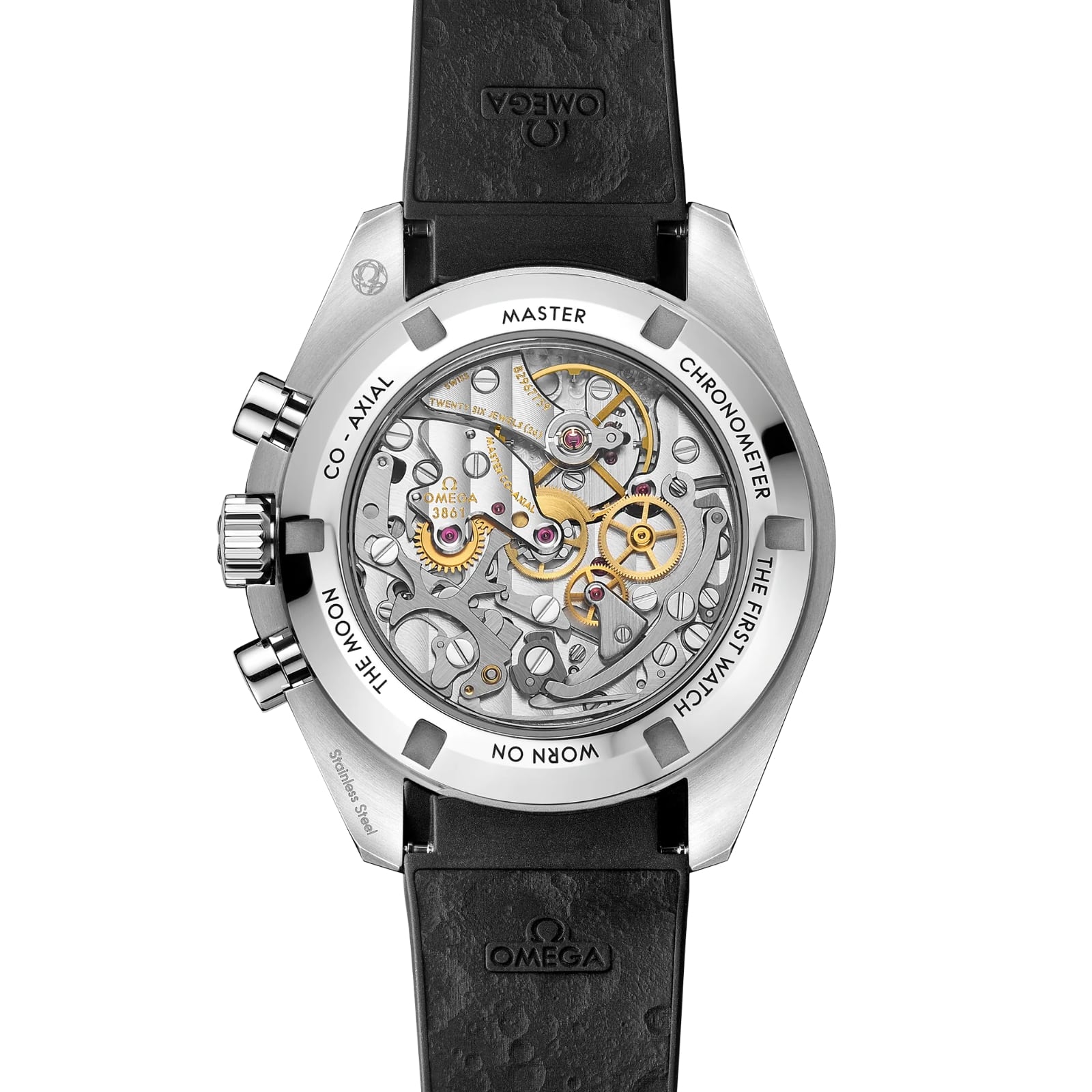Speedmaster Moonwatch Professional — White Dial, Rubber