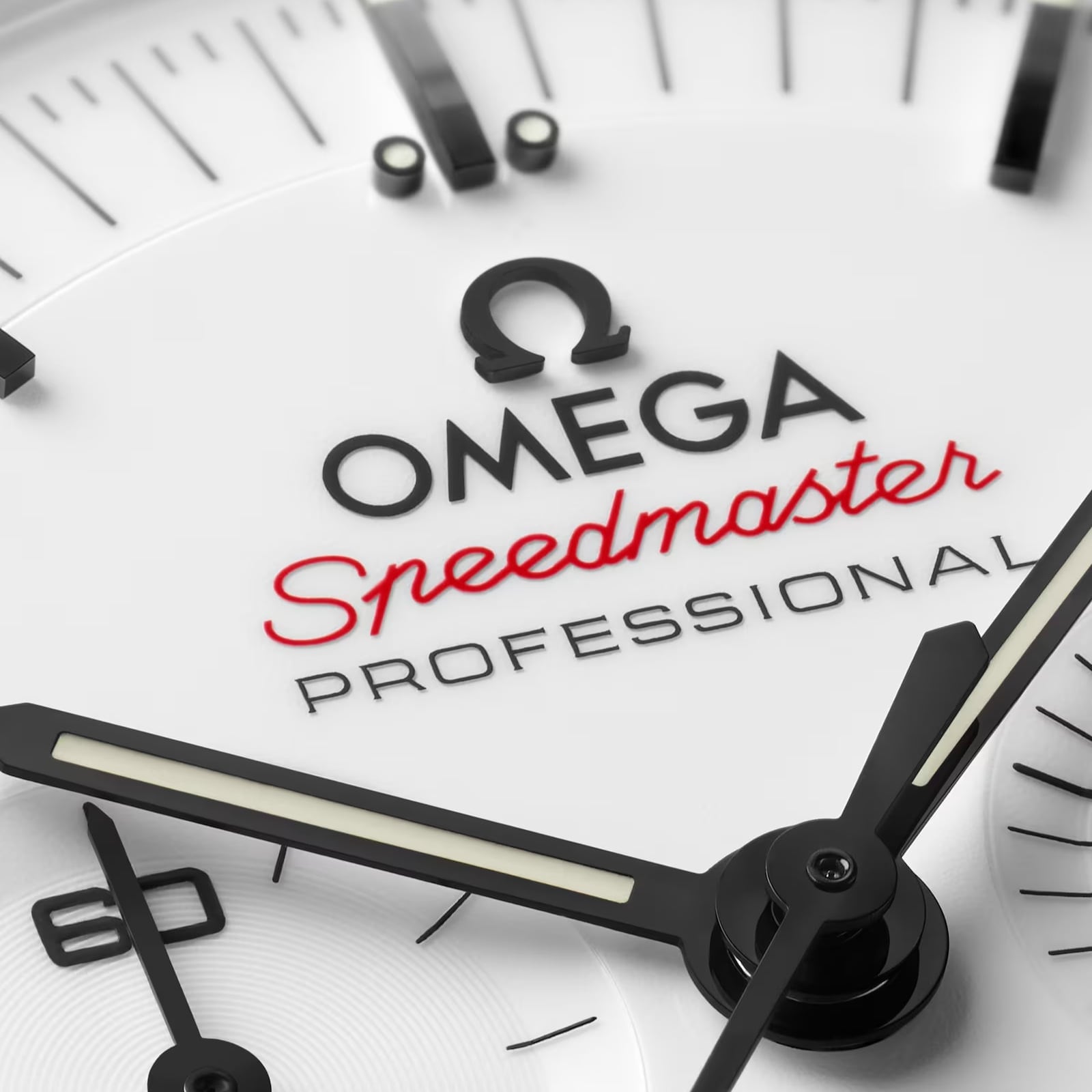 Speedmaster Moonwatch Professional — White Dial, Rubber