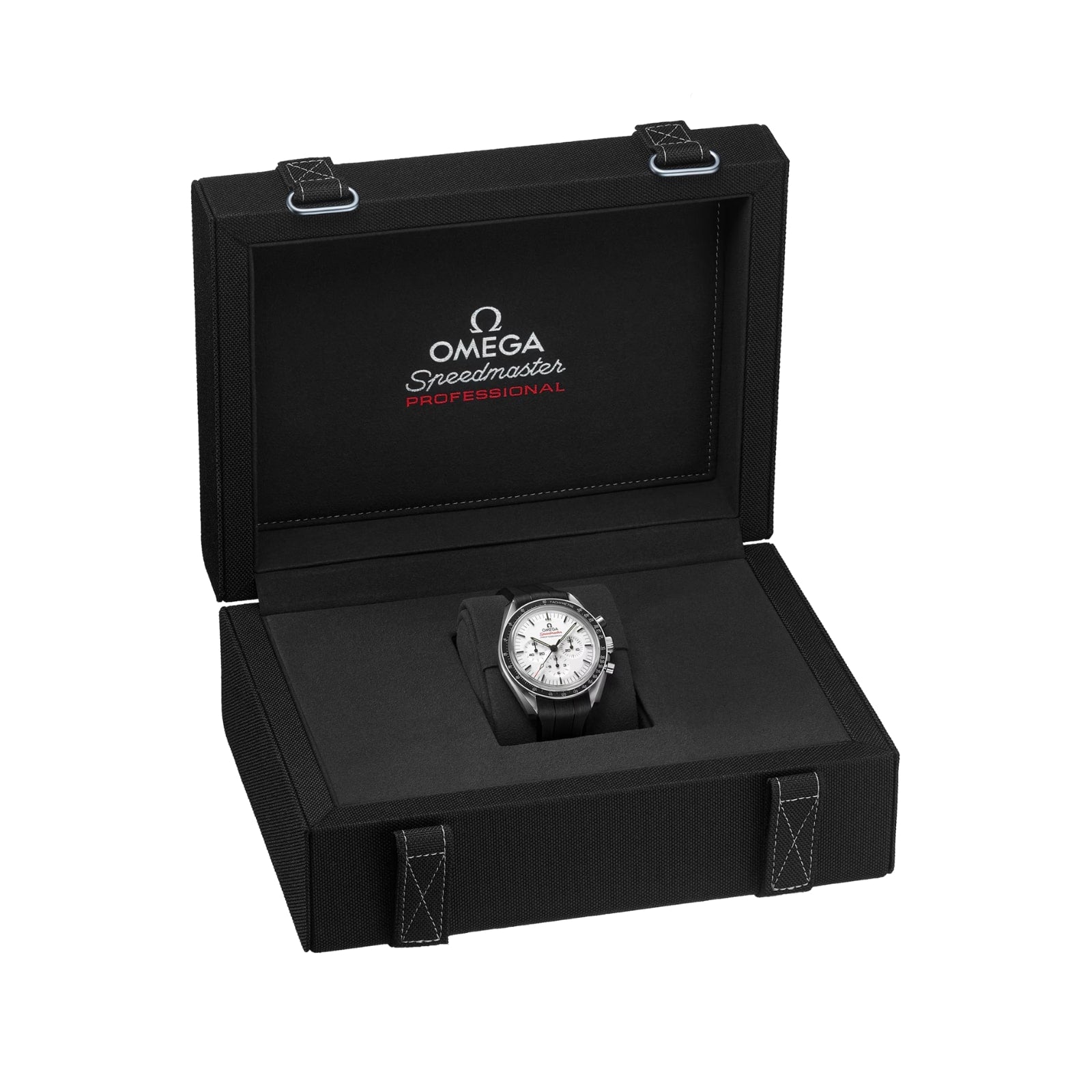 Speedmaster Moonwatch Professional — White Dial, Rubber