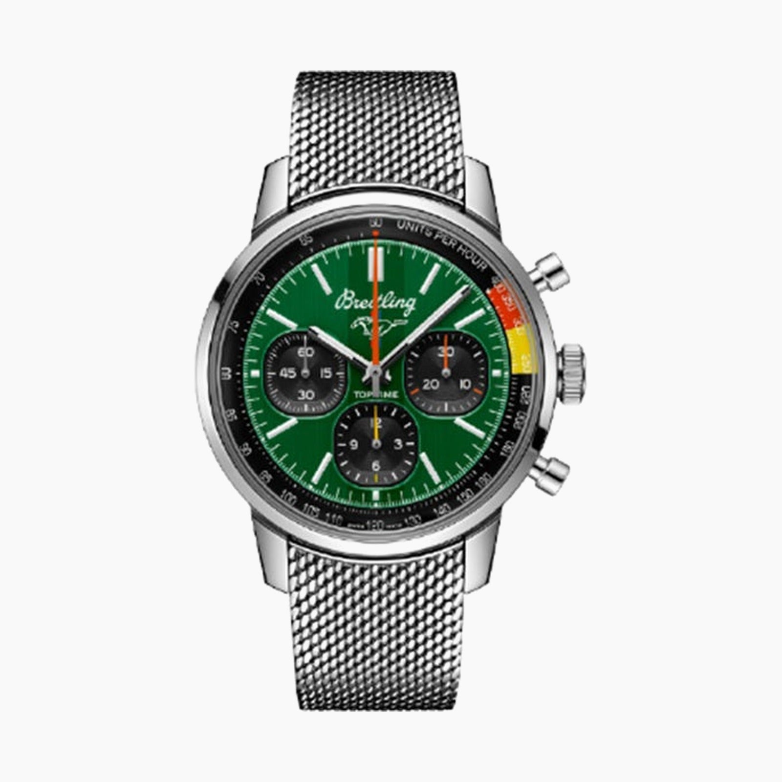 Top Time B01 Ford Mustang — Green Dial