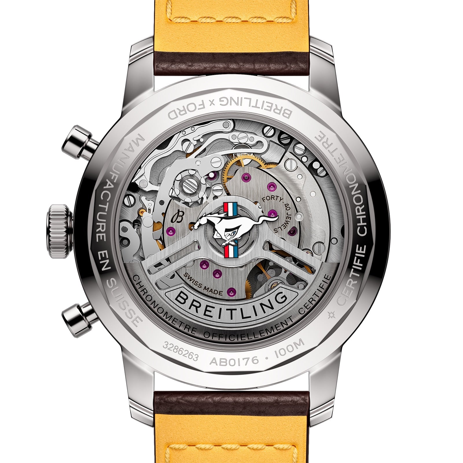 Top Time B01 Ford Mustang — Green Dial, Leather