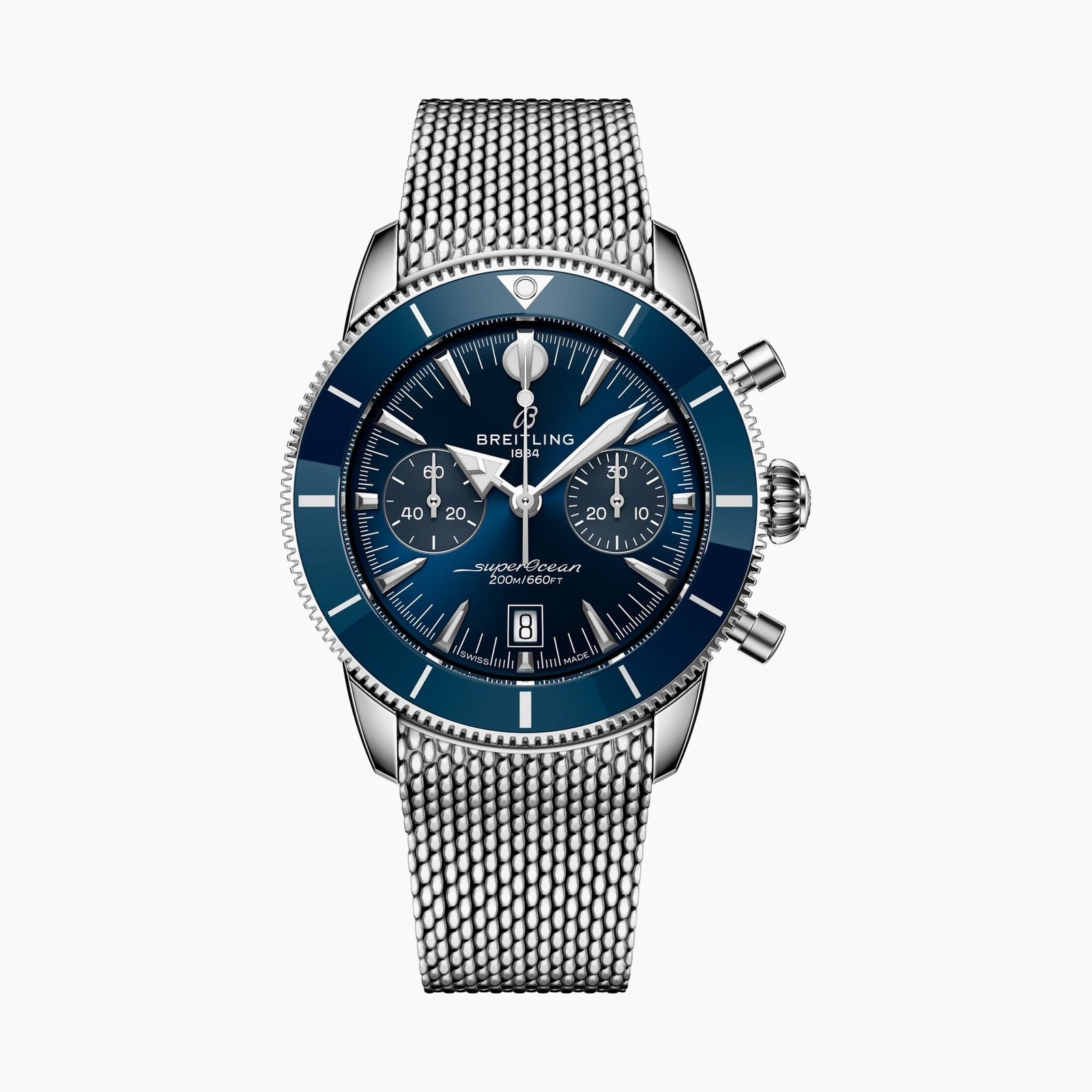Superocean Heritage B01 Chronograph 42 — Blue Dial