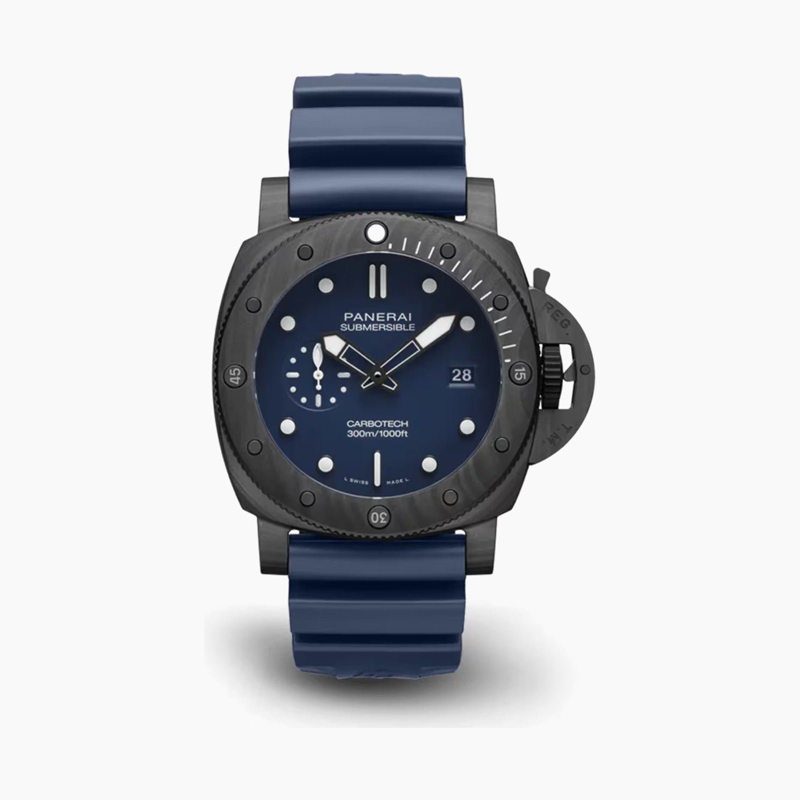 Submersible QuarantaQuattro Carbotech Blu Abisso — Blue Dial