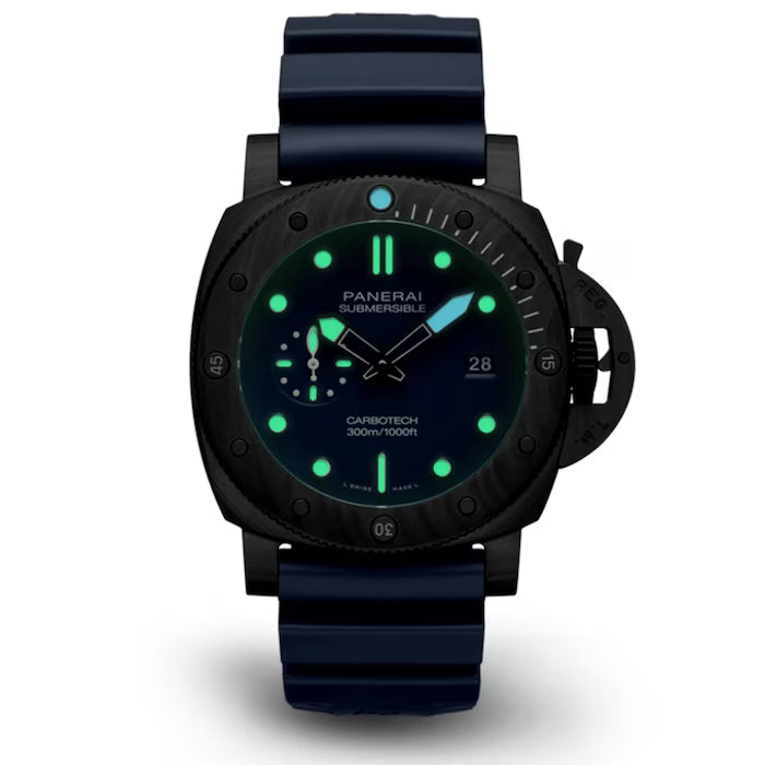 Submersible QuarantaQuattro Carbotech Blu Abisso — Blue Dial