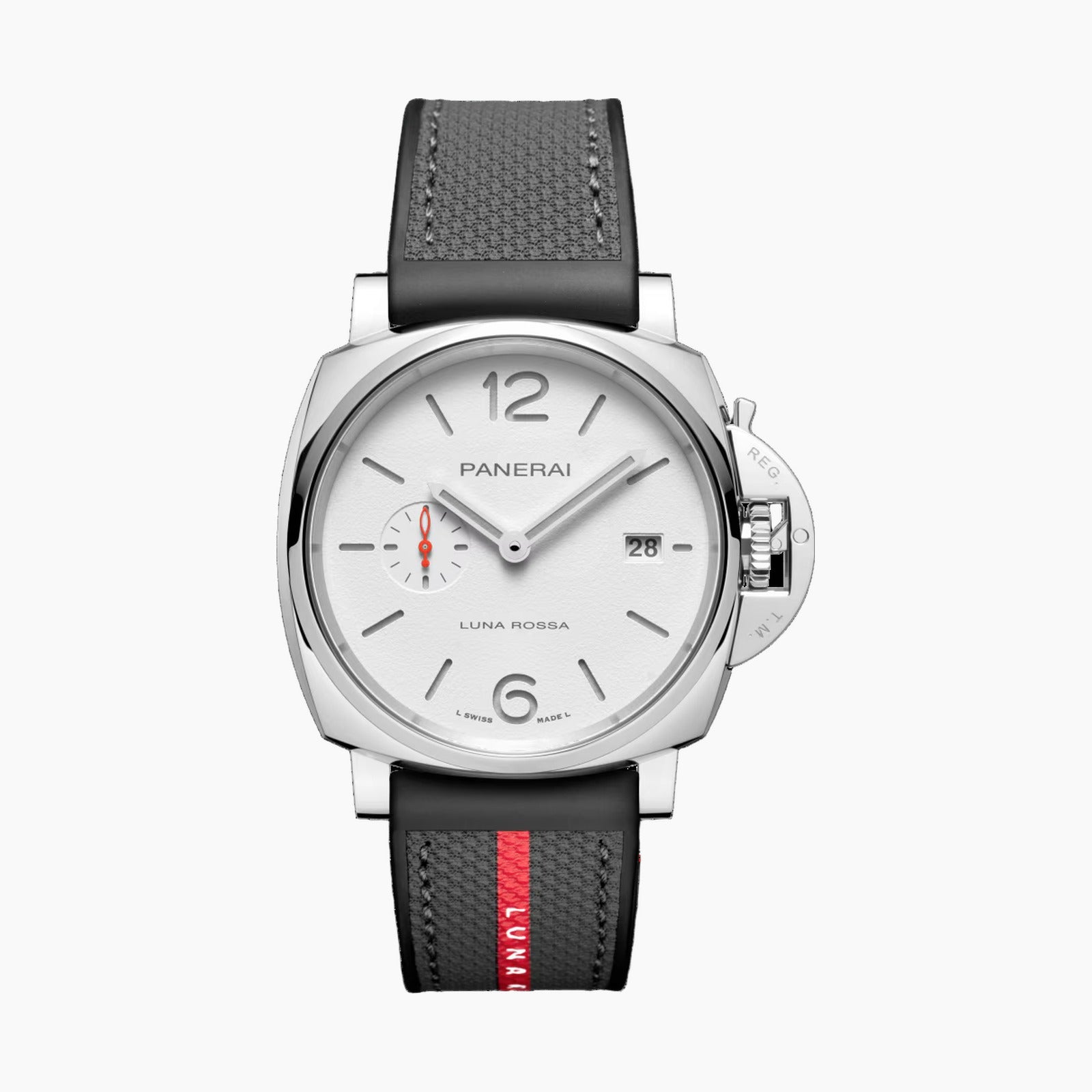 Luminor Due Luna Rossa — White Dial