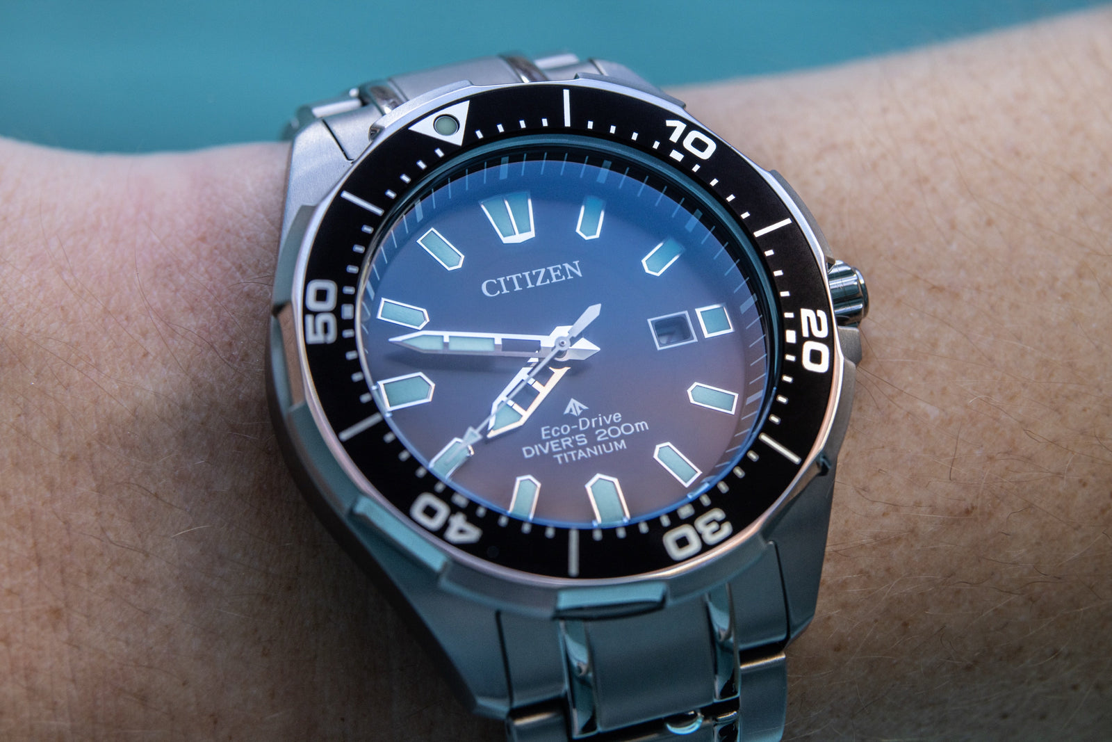 Dive 3 — Black Dial, Titanium