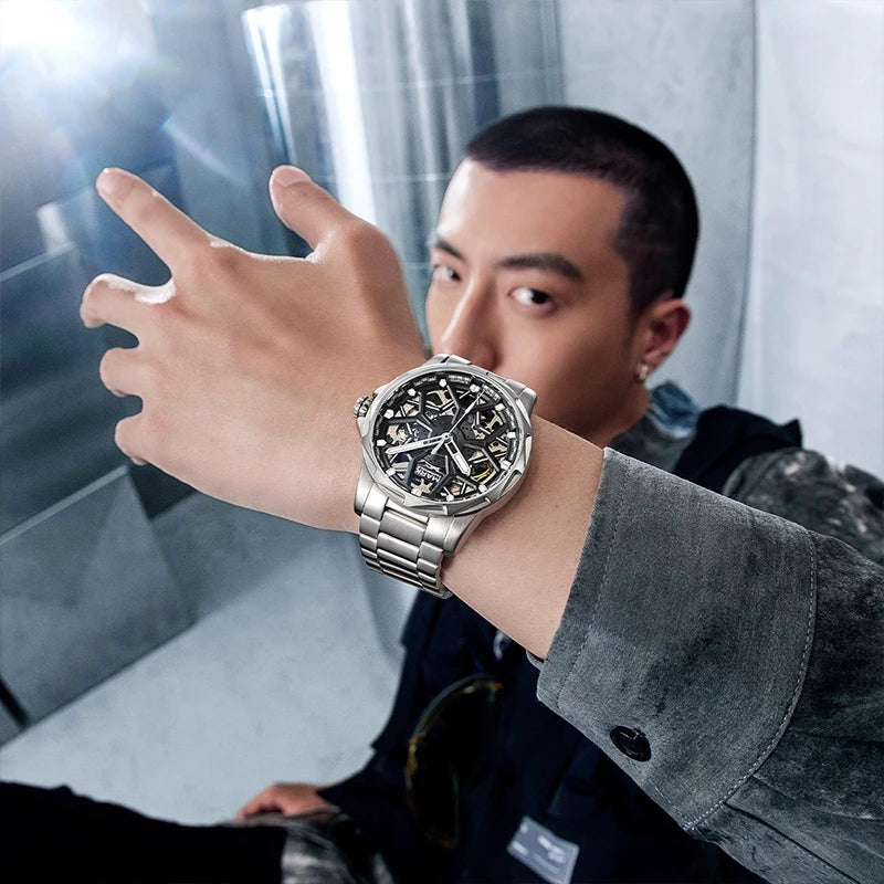 Kron Fulham watch on the wrist