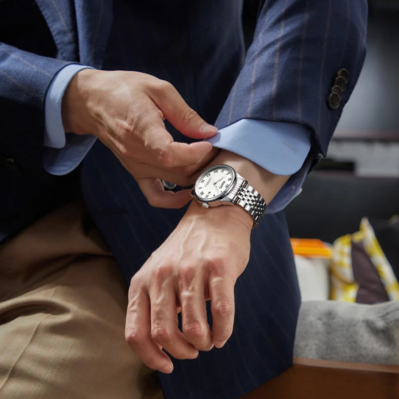 Kron Clapham watch on the wrist
