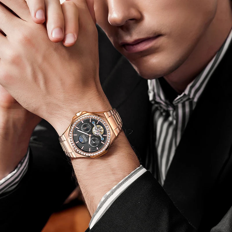 Kron Balin watch on the wrist