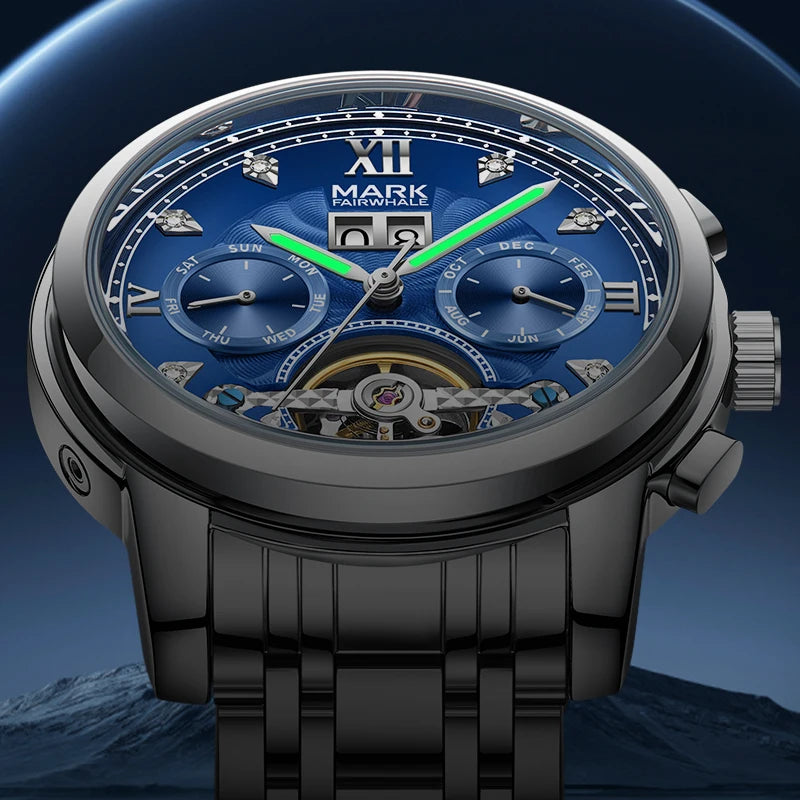 Kron Acton watch on the wrist