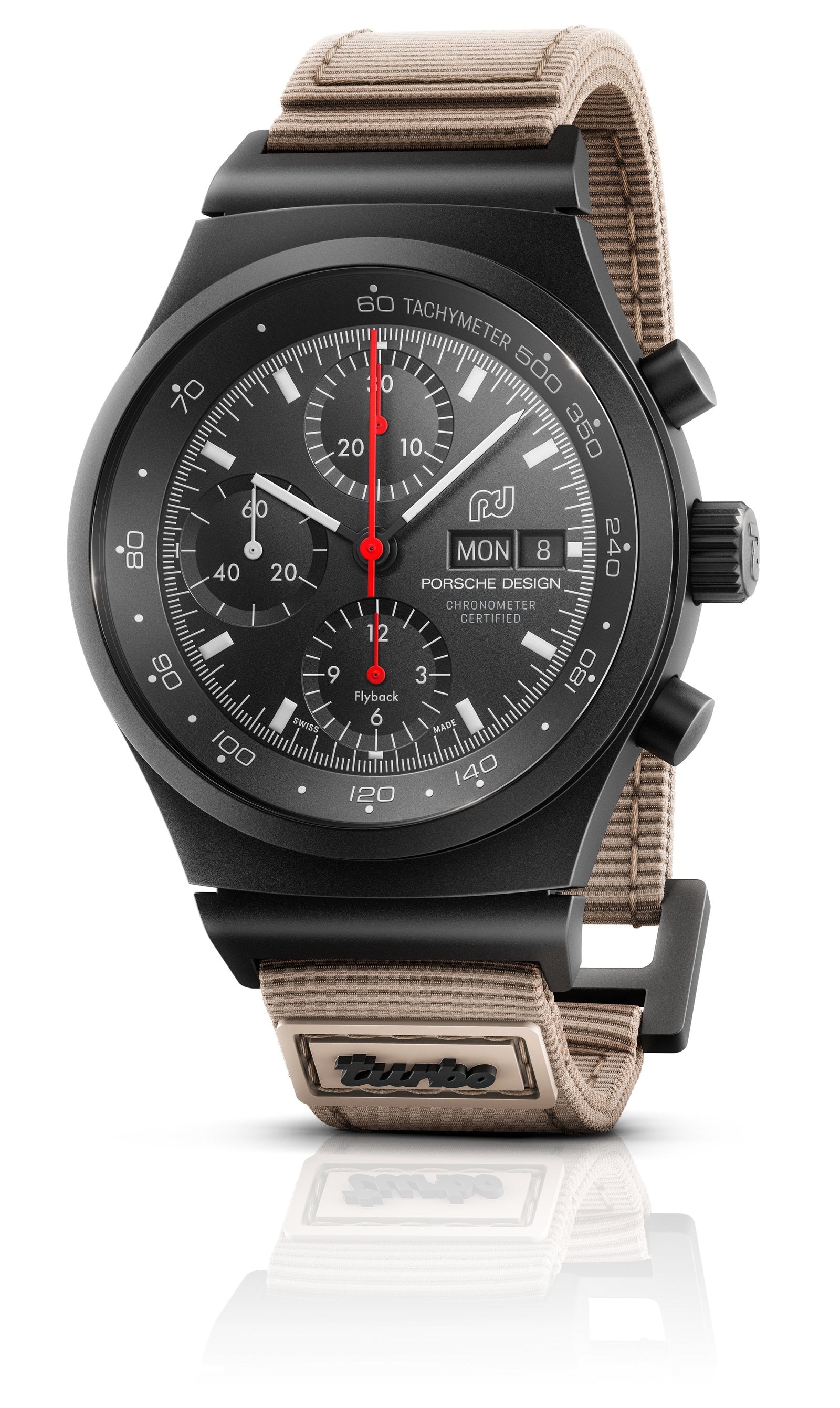 Chronograph 1 50 Years 911 Turbo Edition — Black Dial