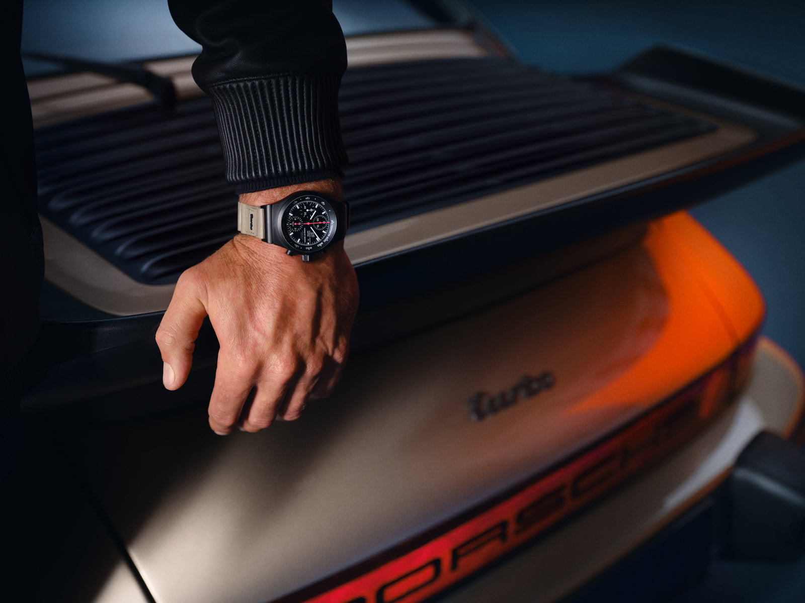 Chronograph 1 50 Years 911 Turbo Edition — Black Dial