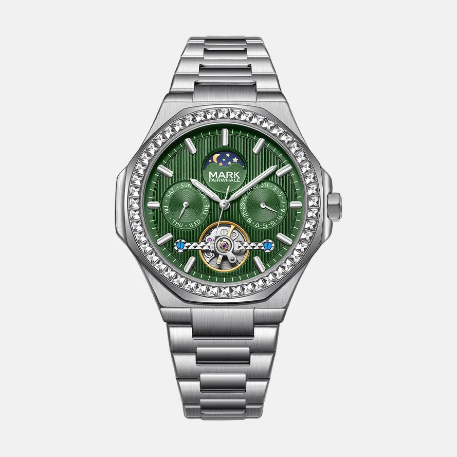 Kron Balin automatic watch green dial