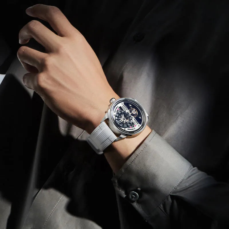Kron Excalibur automatic watch on wrist