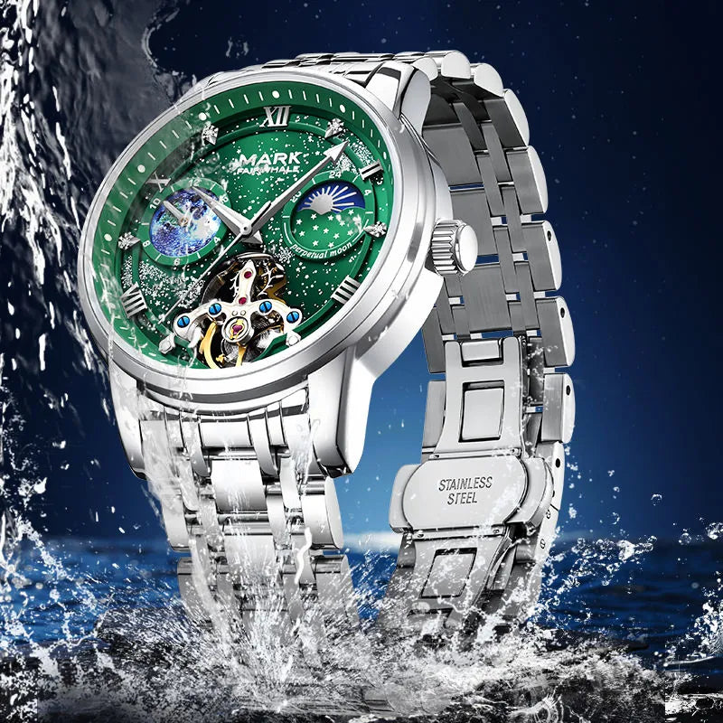 Kron Galahad automatic skeleton watch