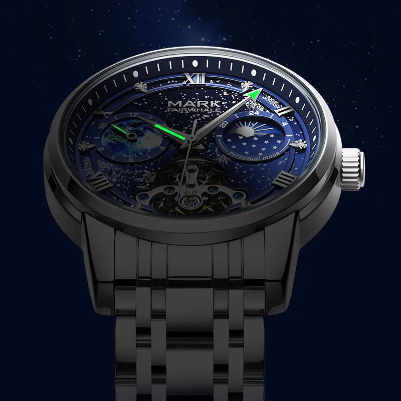 Kron Galahad automatic skeleton watch