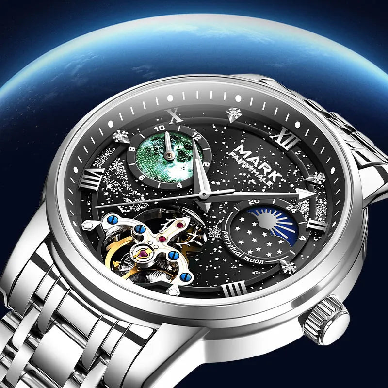 Kron Galahad automatic skeleton watch