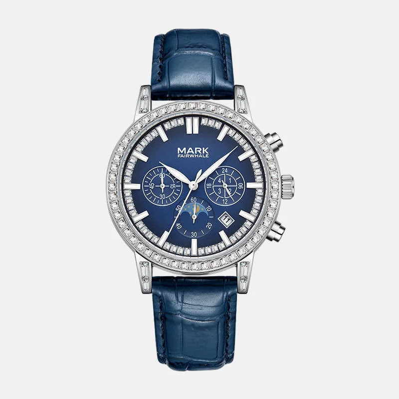 Kron Highbury quartz watch blue