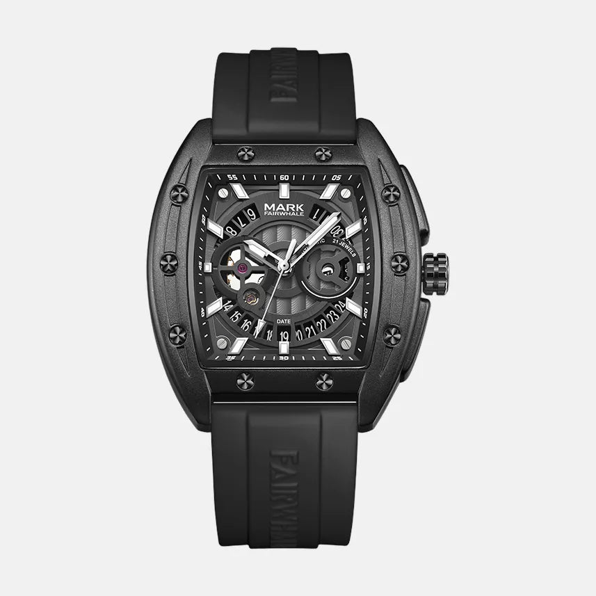 Kron Kew automatic watch black dial