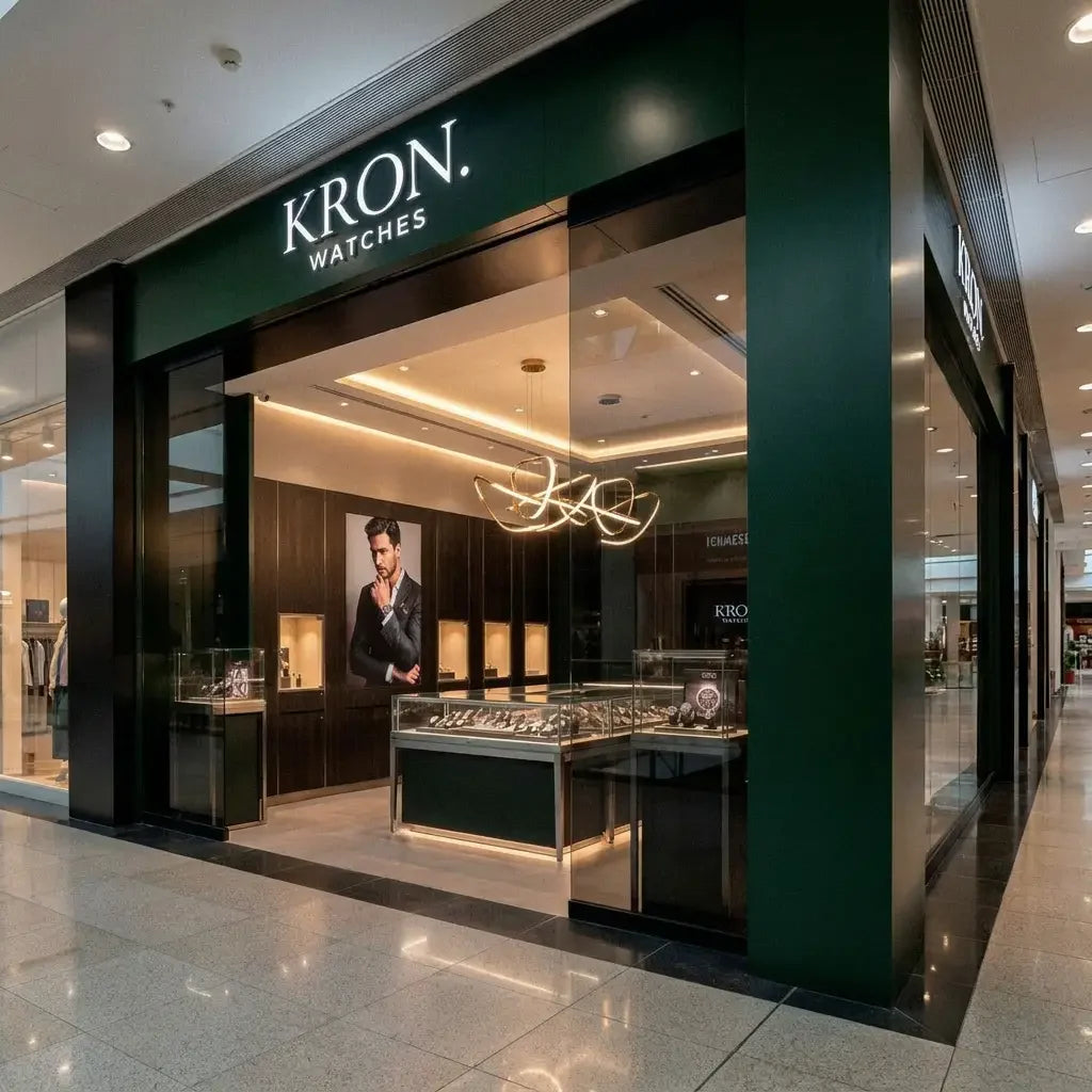 Kron Watches storefront, London