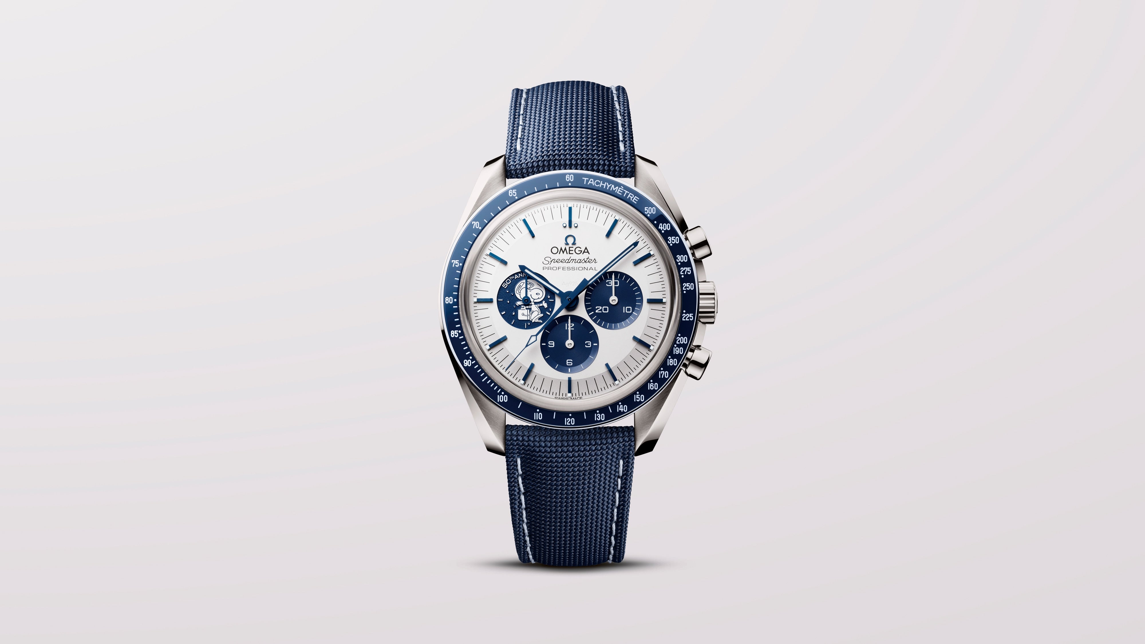 OMEGA Speedmaster Silver Snoopy — lifestyle