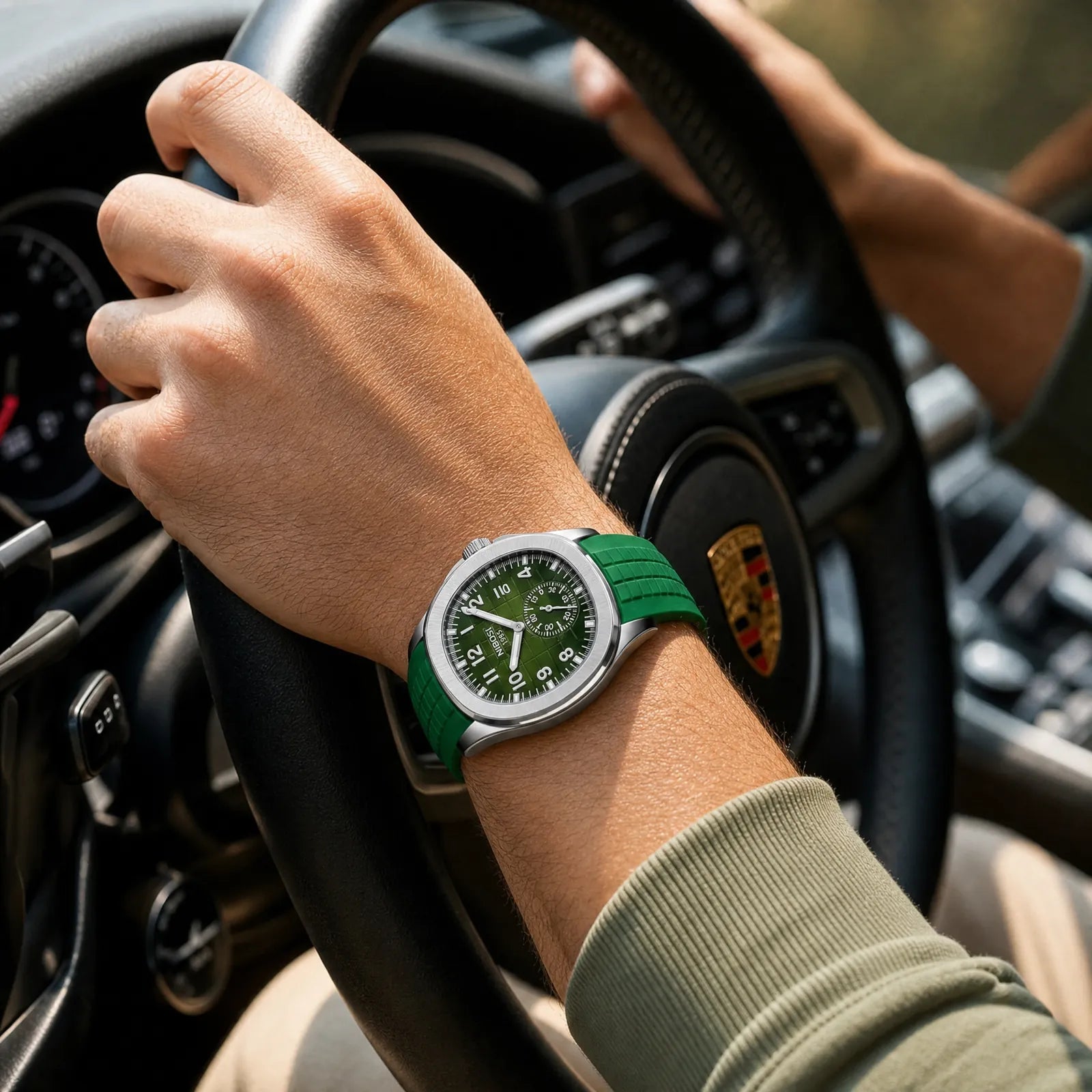 Kron Riviera Sport — Silver Emerald — lifestyle driving