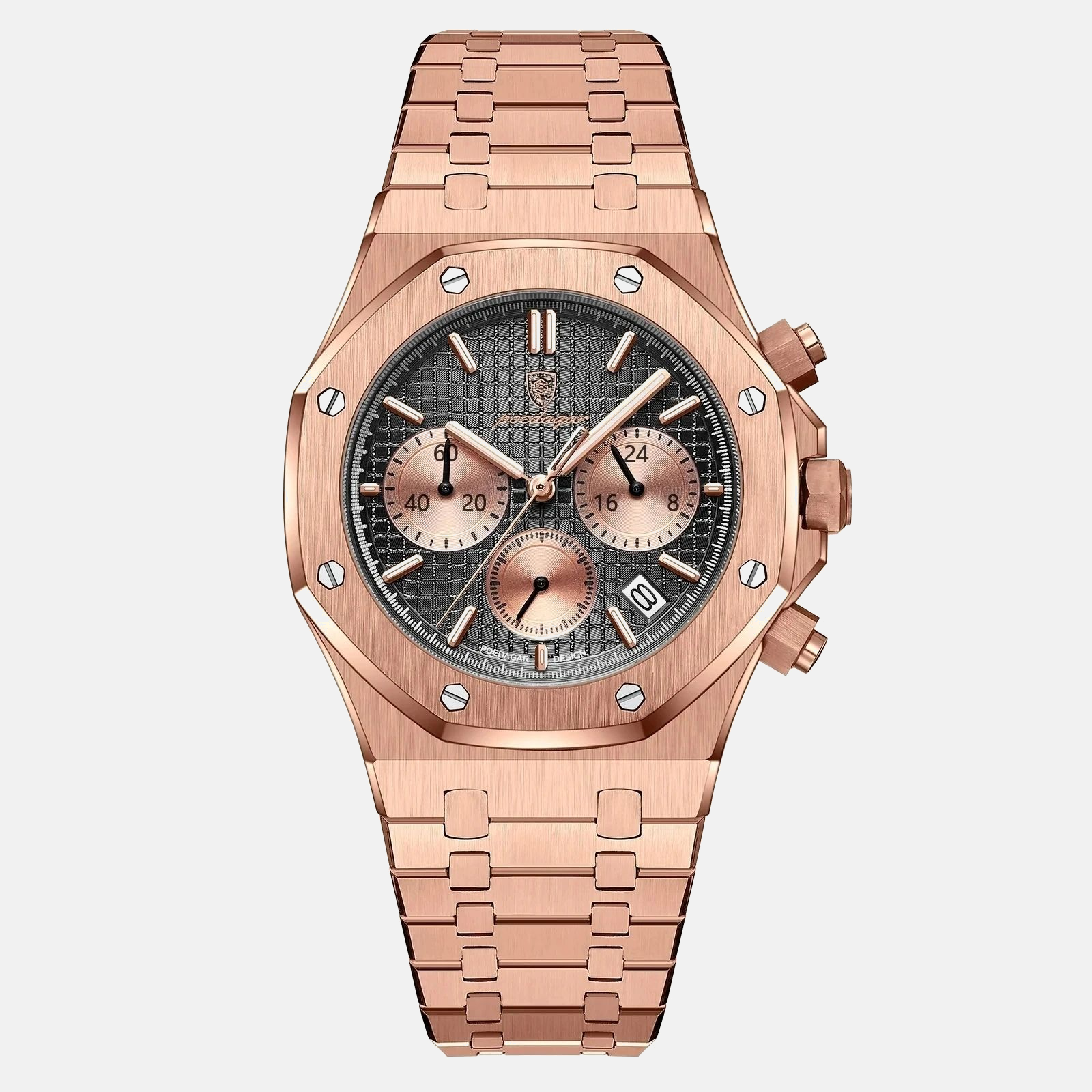 Kron Greenwich · Rose Gold Obsidian