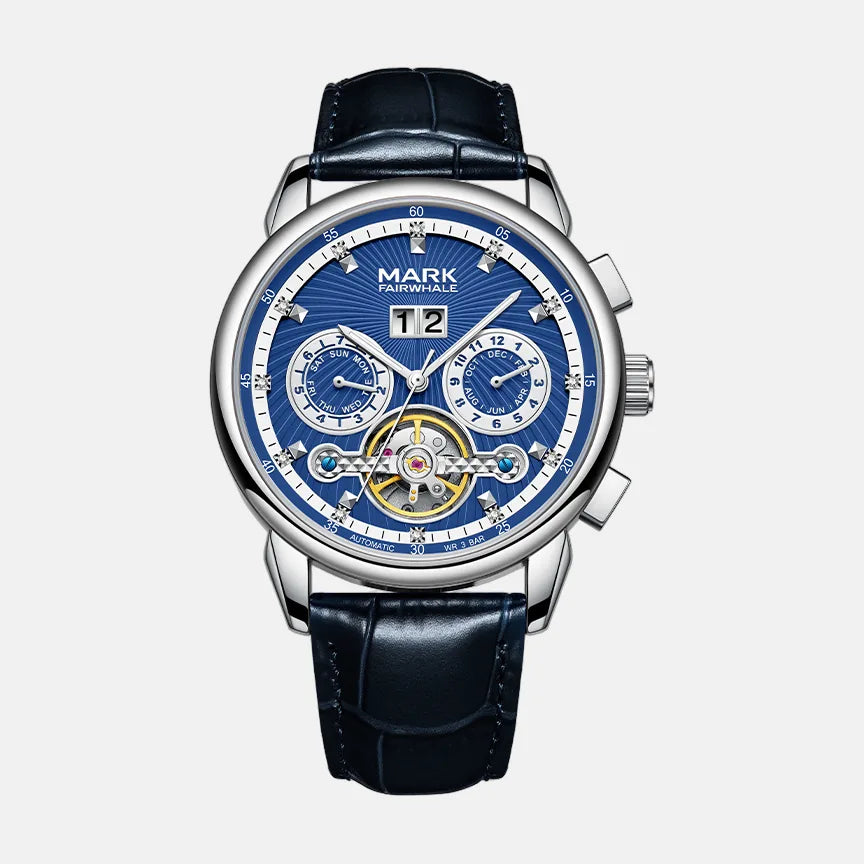Kron Soho Sport automatic watch blue dial