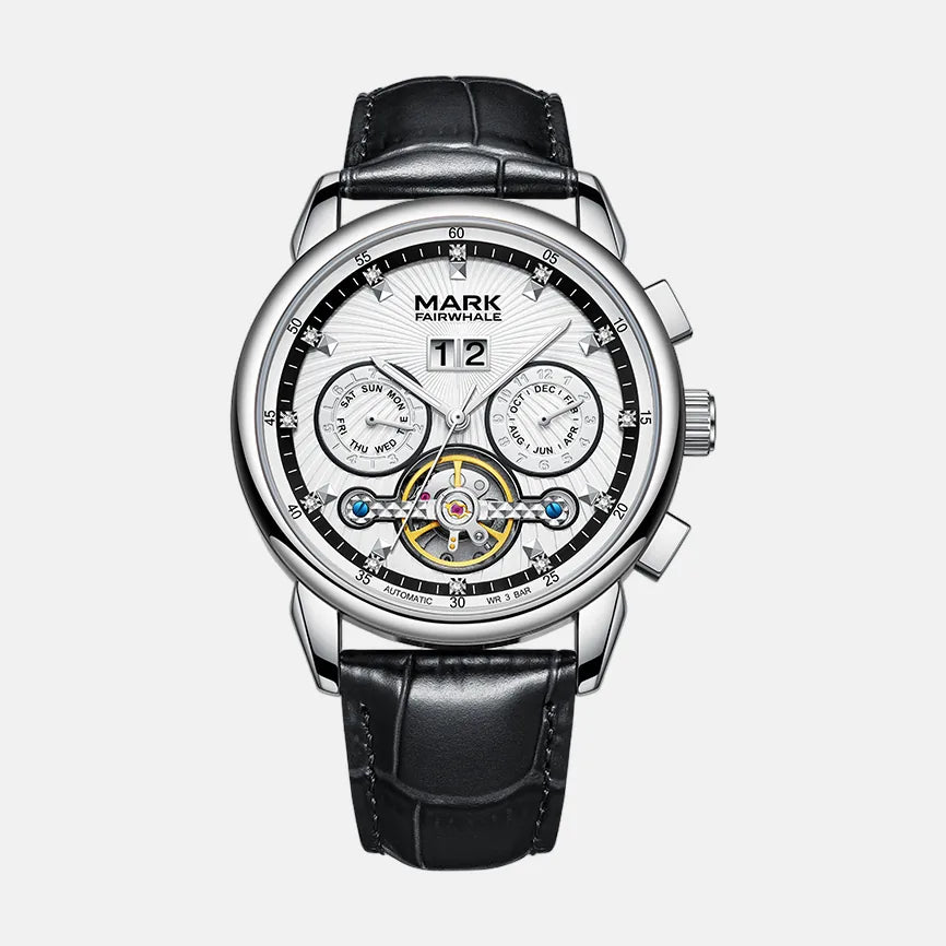 Kron Soho Sport automatic watch white dial