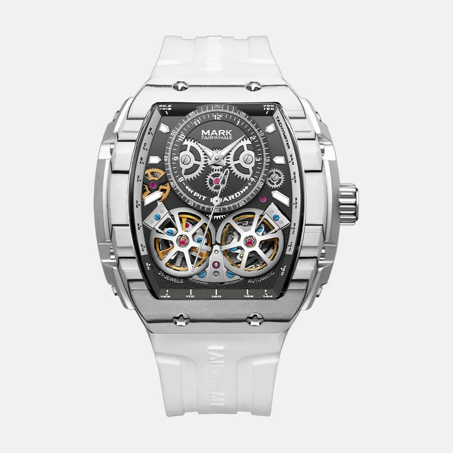 Kron Uther automatic watch white dial